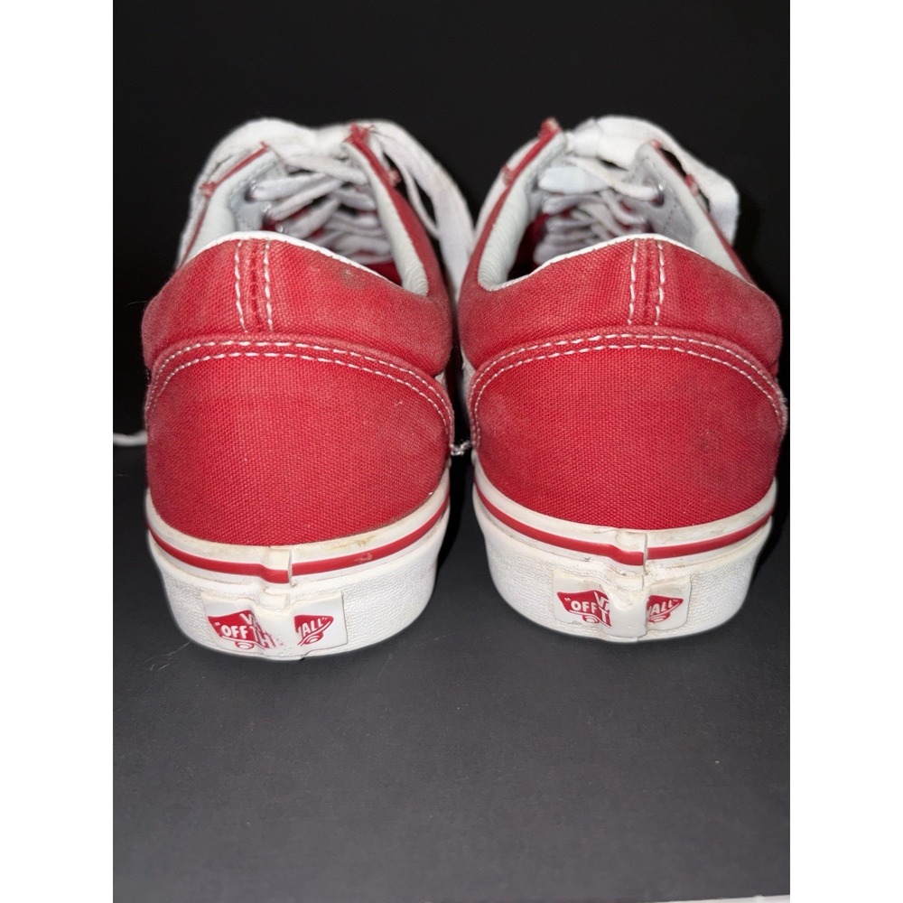 Size 6 Mens Size 7.5 women- VANS Old Skool Racing Red - Picture 3 of 7